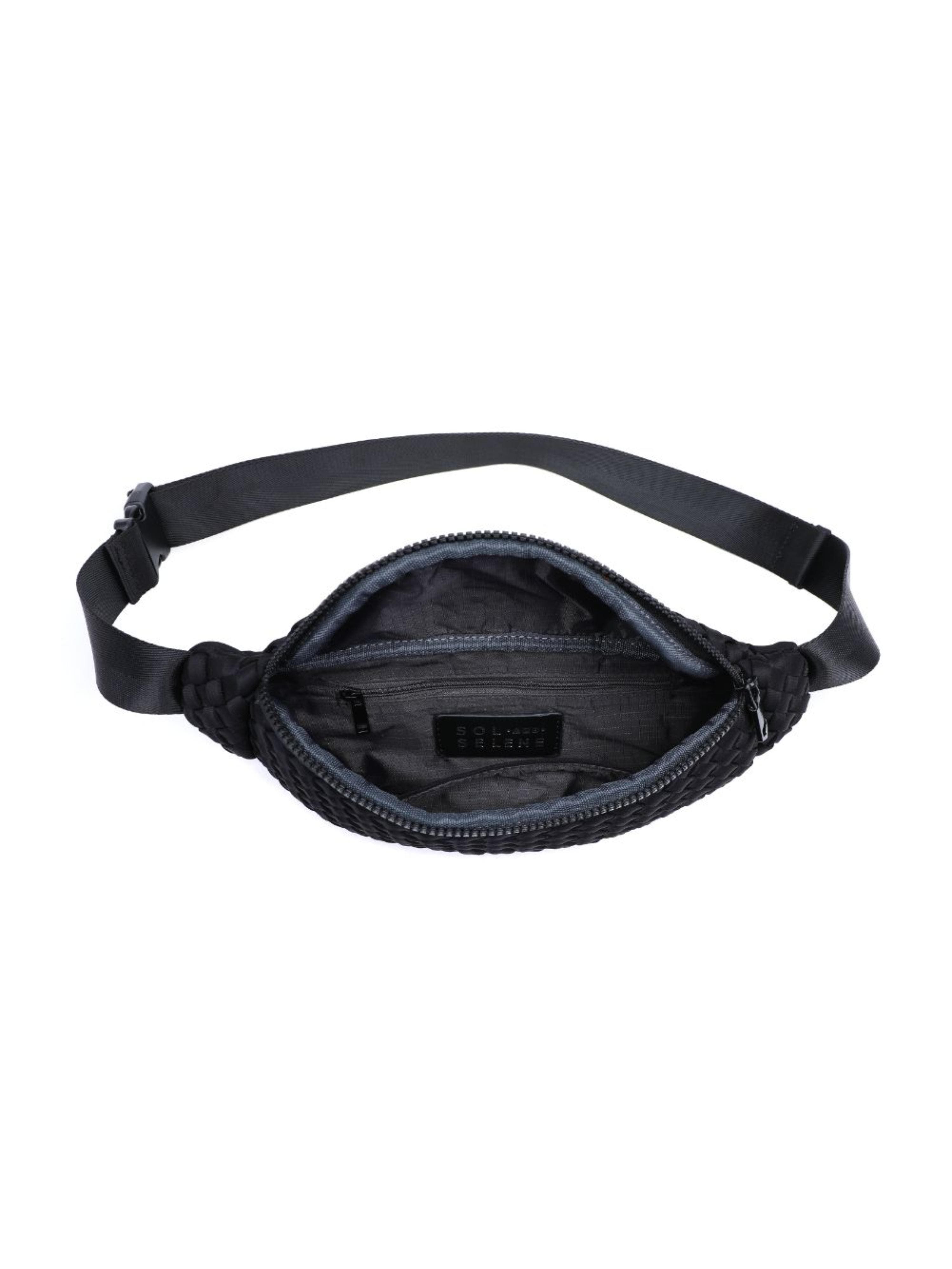 Sol and Selene Aim High Belt Bag, Alternate, color, Black