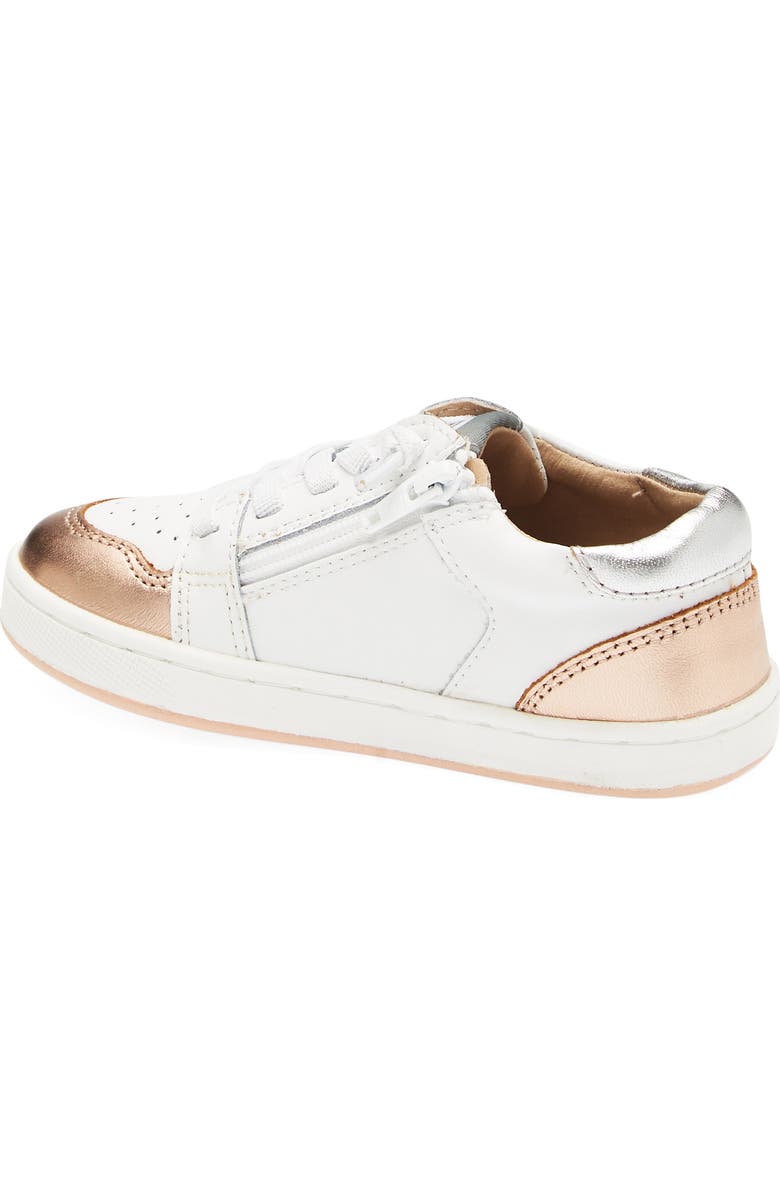 OLD SOLES Kids' Field Runner Sneaker, Alternate, color, Snow / Copper / Silver