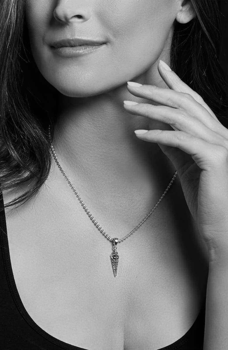 LAGOS KSL Pyramid Spike Pendant Necklace, Alternate, color, 