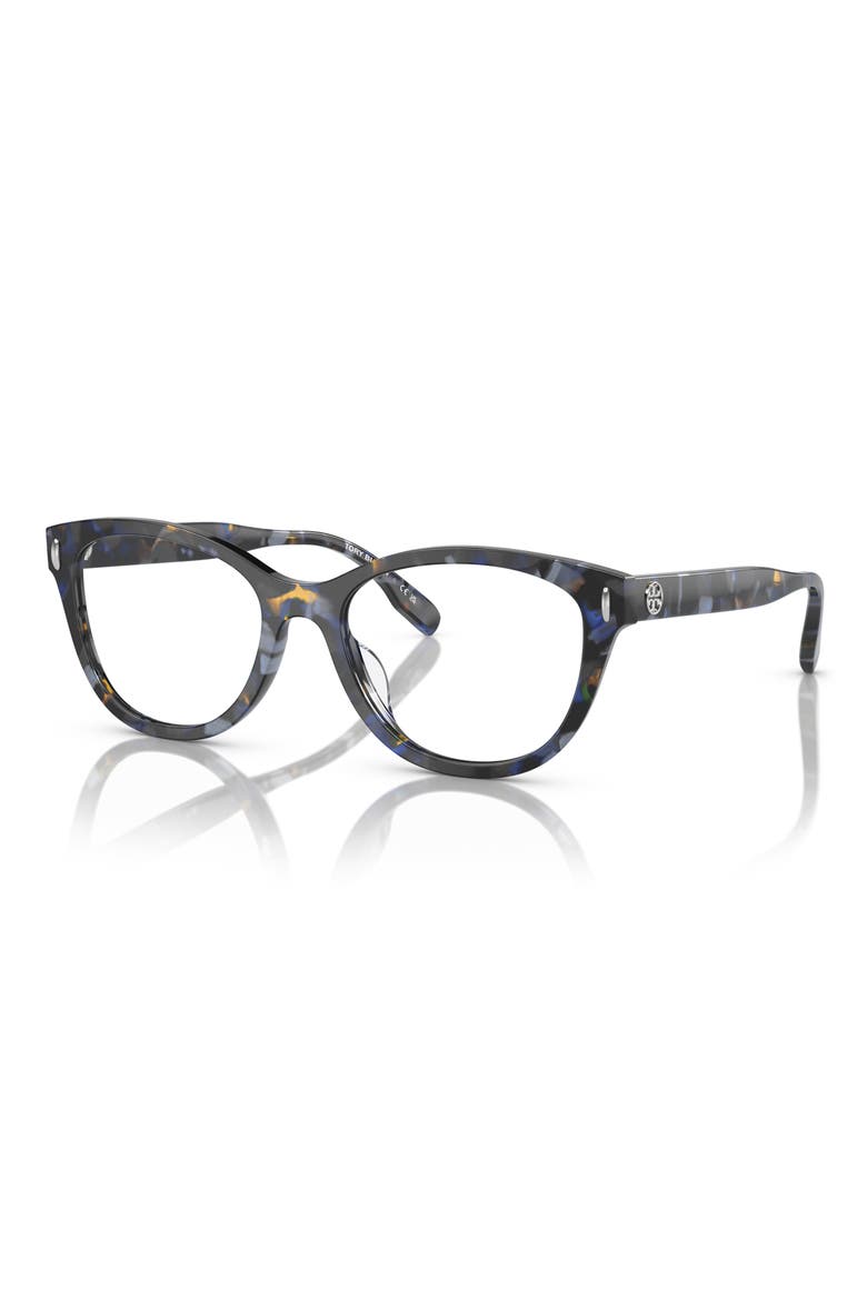 51mm Pillow Optical Glasses, Alternate, color, BLUE TORTOISE