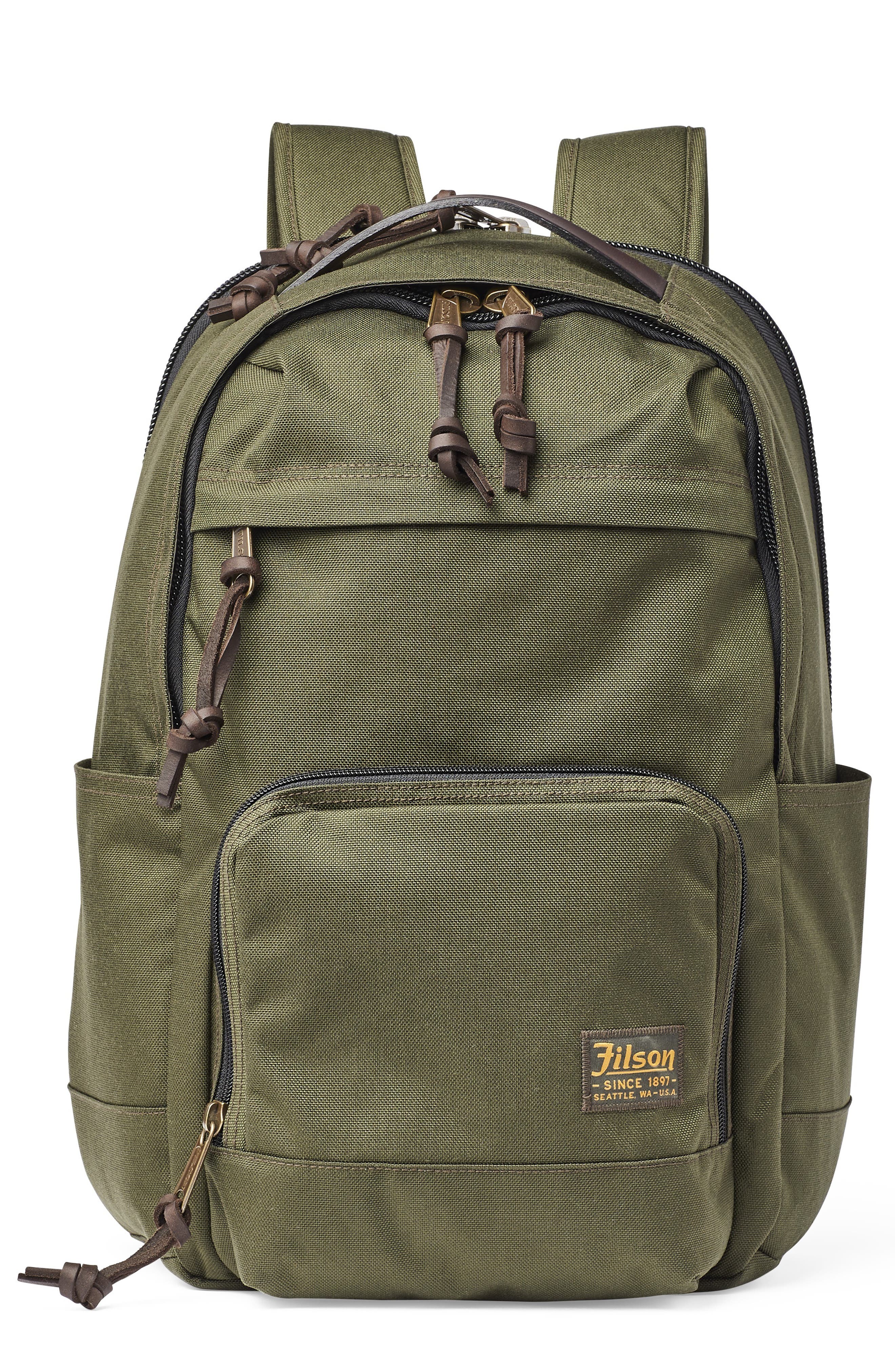 Dryden Backpack, Main, color, OTTER GREEN
