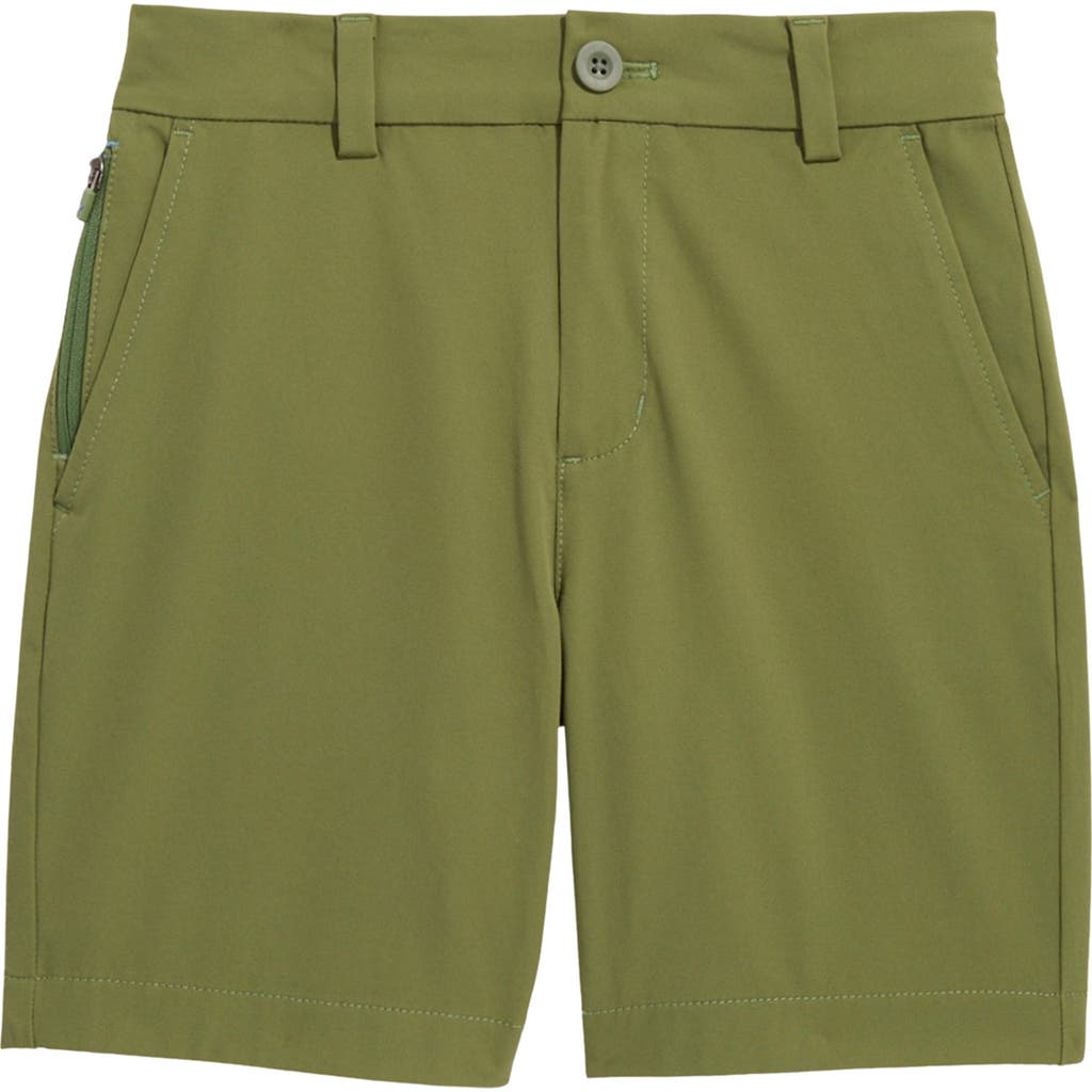 Vineyard Vines Kids' Performance Shorts In Green