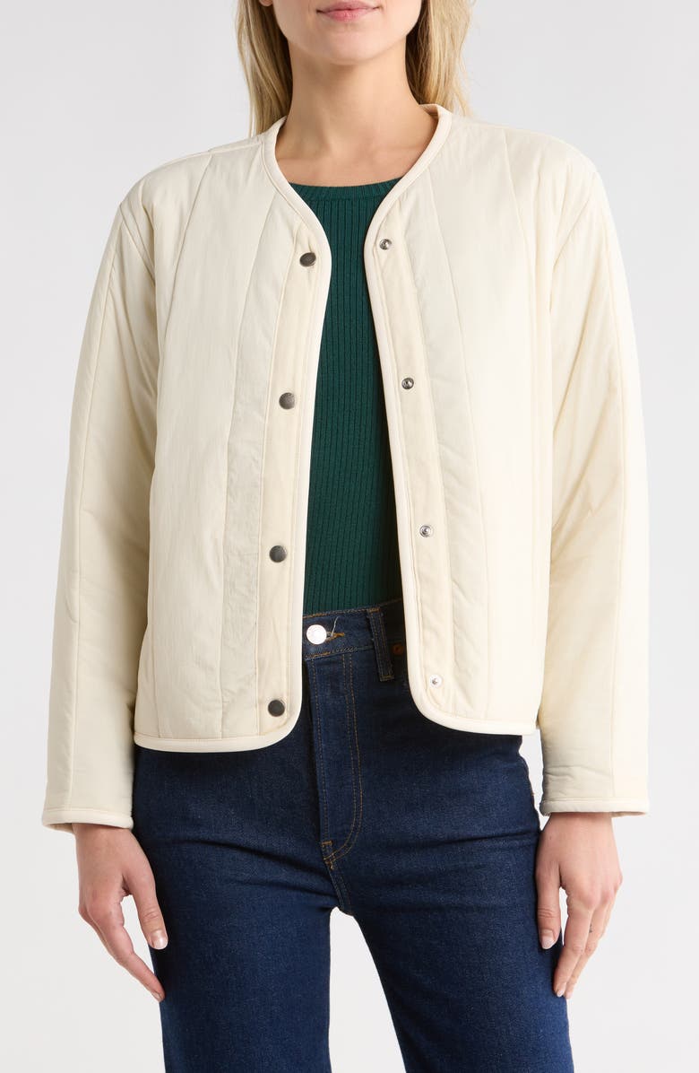 rag & bone Ellen Liner Jacket, Main, color, Ivory