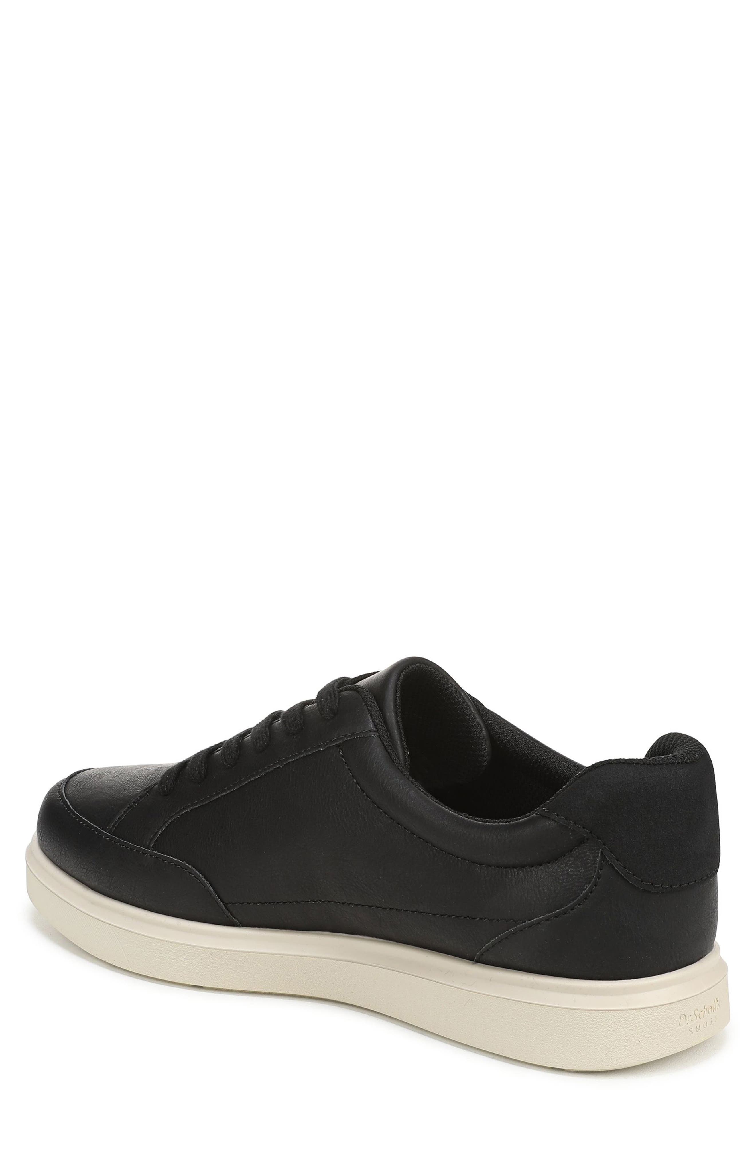 Dr. Scholl's City Cloud Lace-Up Sneaker, Alternate, color, Black Faux Leather
