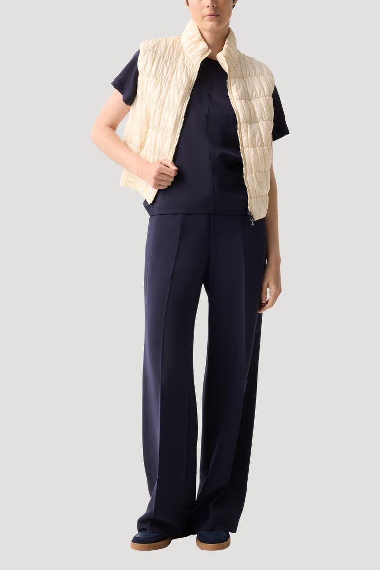 Dakota Satin Shirt, Alternate, color, Navy blue