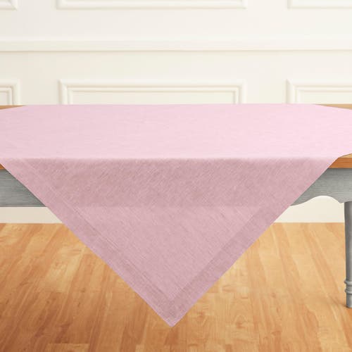 Solino Home Linen Table Throw In Pink
