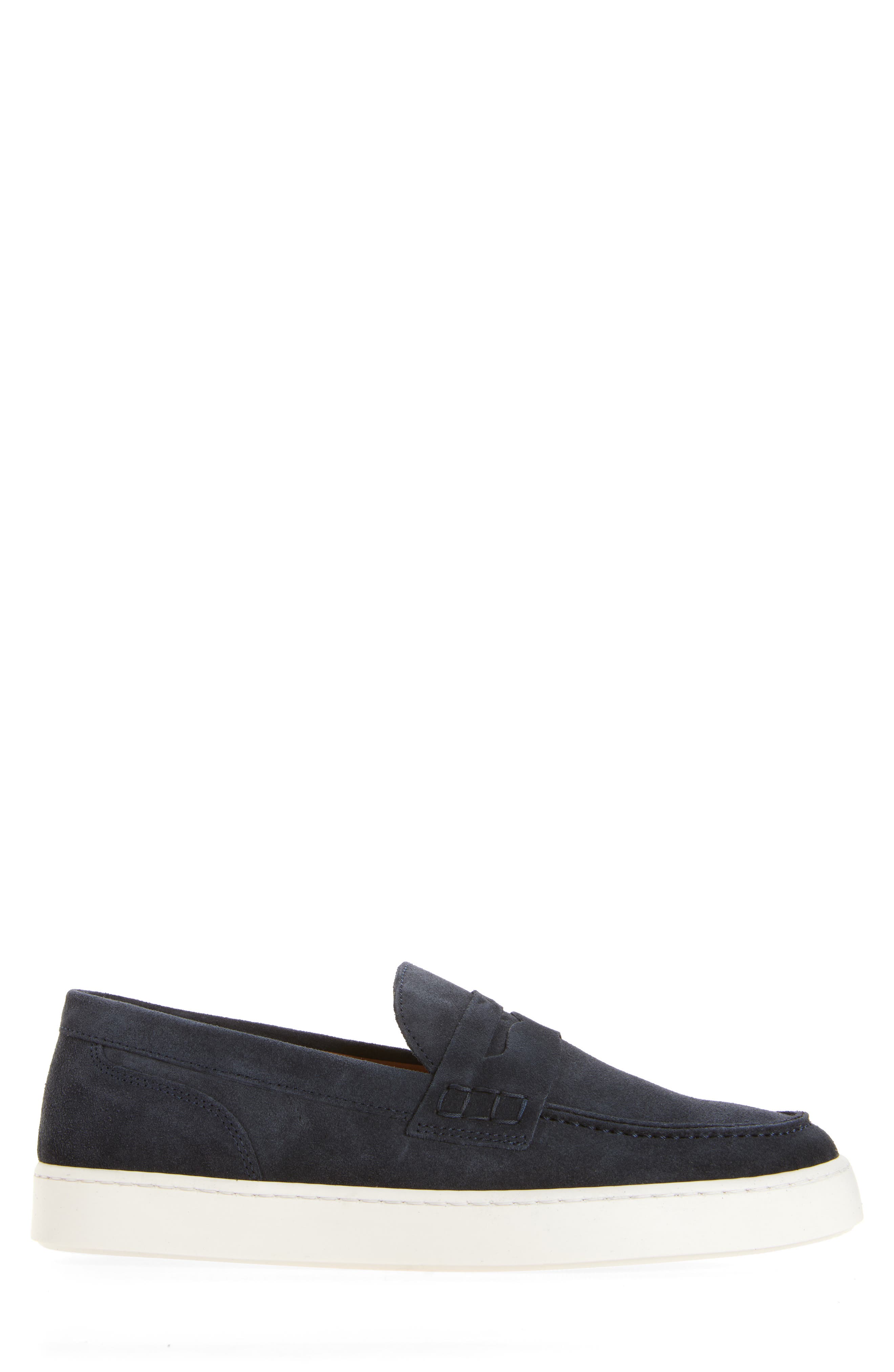 Bruno Magli Magnifico Slip-On, Alternate, color, Navy Suede