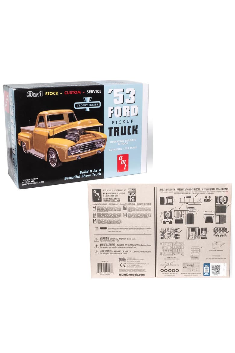 1953 Ford Pickup 125 Scale Model Kit, Alternate, color, Multicolored