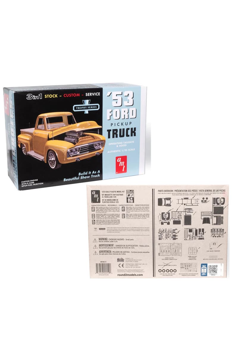 AMT XAMT 1953 Ford Pickup 125 Scale Model Kit, Alternate, color, Multicolored