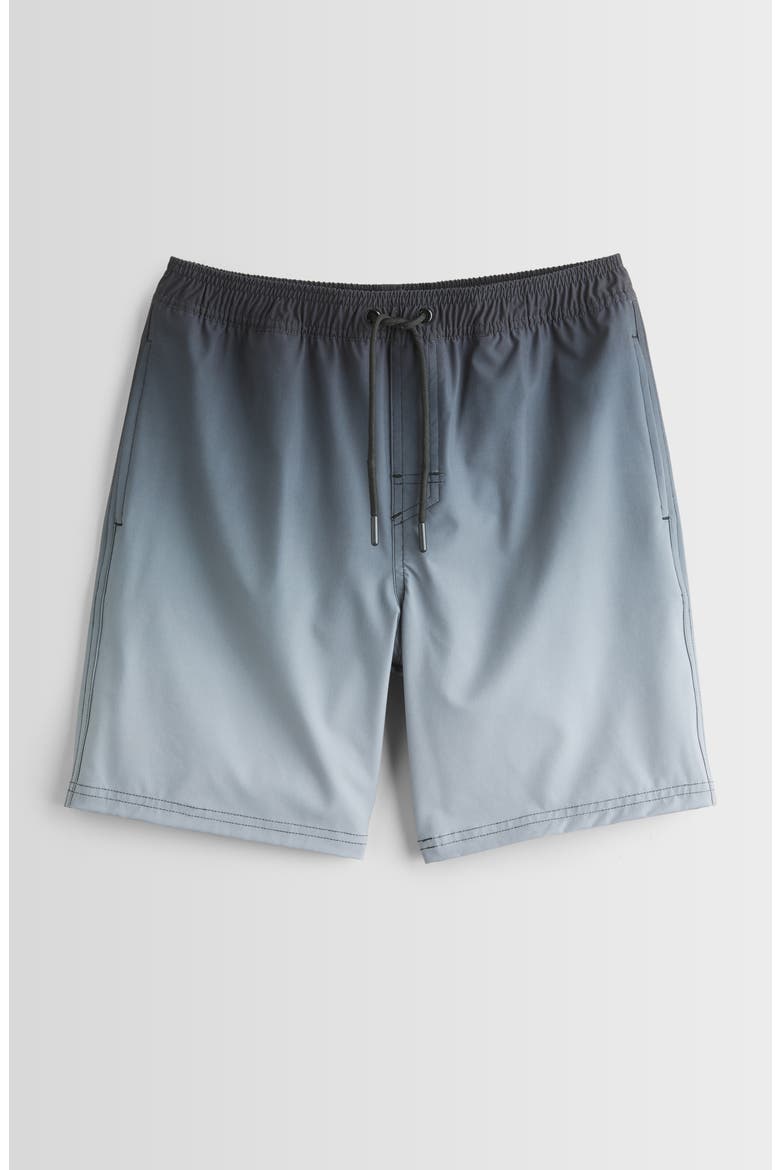 Kids' Volley Swim Trunks, Main, color, GREY CHARCOAL OMBRE