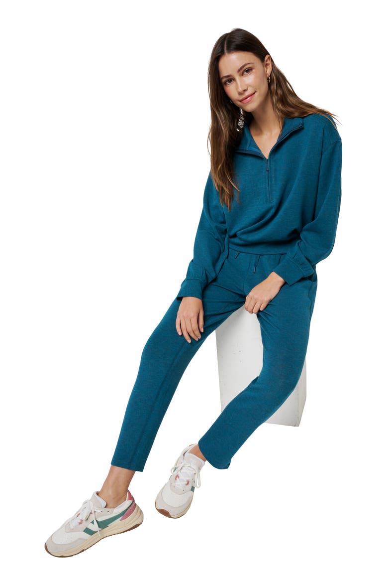 Skyloft Soft Ankle Pants, Alternate, color, HEATHER REFLECTING POND