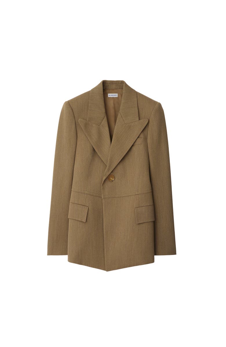 Burberry Wool Tailored Jacket, Alternate, color, 