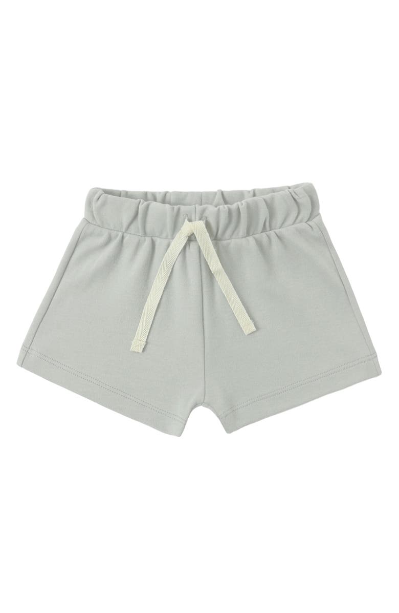 QUINCY MAE Kids' Play Organic Cotton Shorts, Alternate, color, Sage