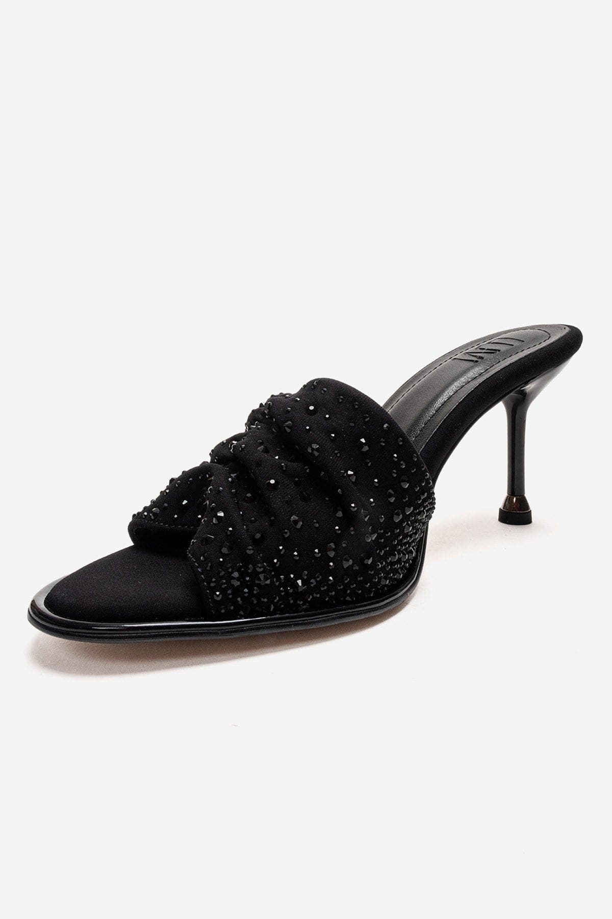 Prologue Shoes Karina Stiletto Mule, Alternate, color, Black