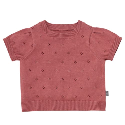 Modern Moments™ By Gerber Sweater Knit Top And Shorts Set In Dark Rose
