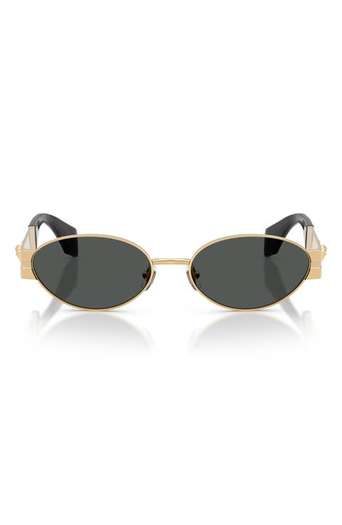55mm Oval Sunglasses