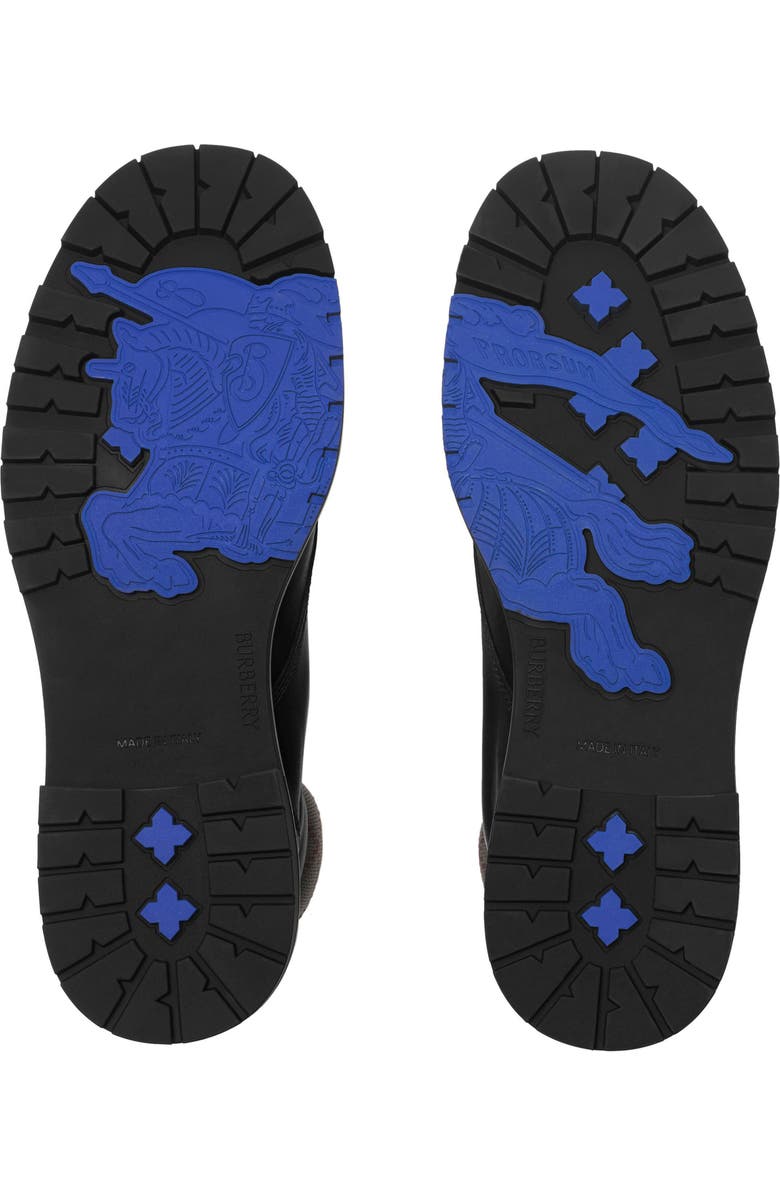 Burberry Rogue Combat Boot, Alternate, color, Black