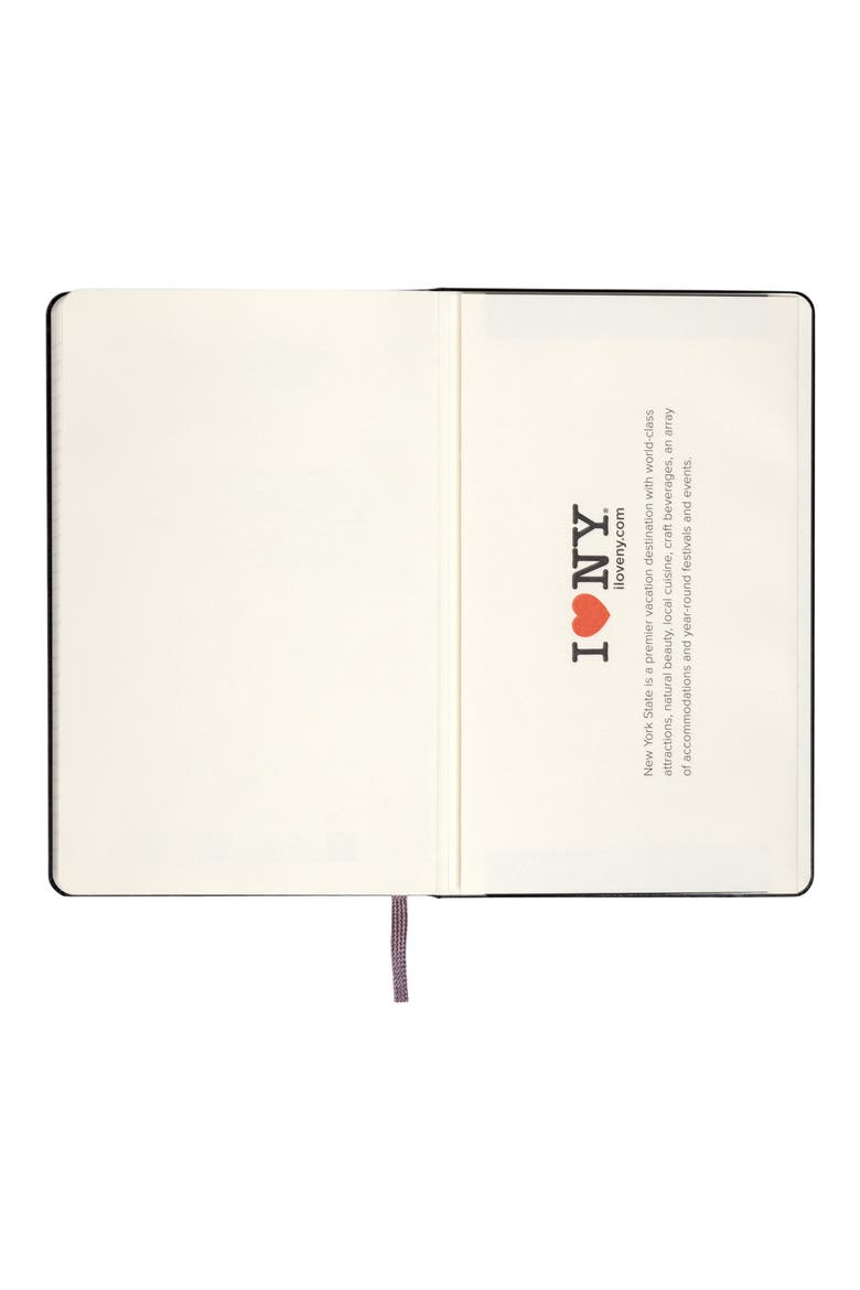 Large Ruled Hardcover I Love New York Notebook, Alternate, color, BLACK