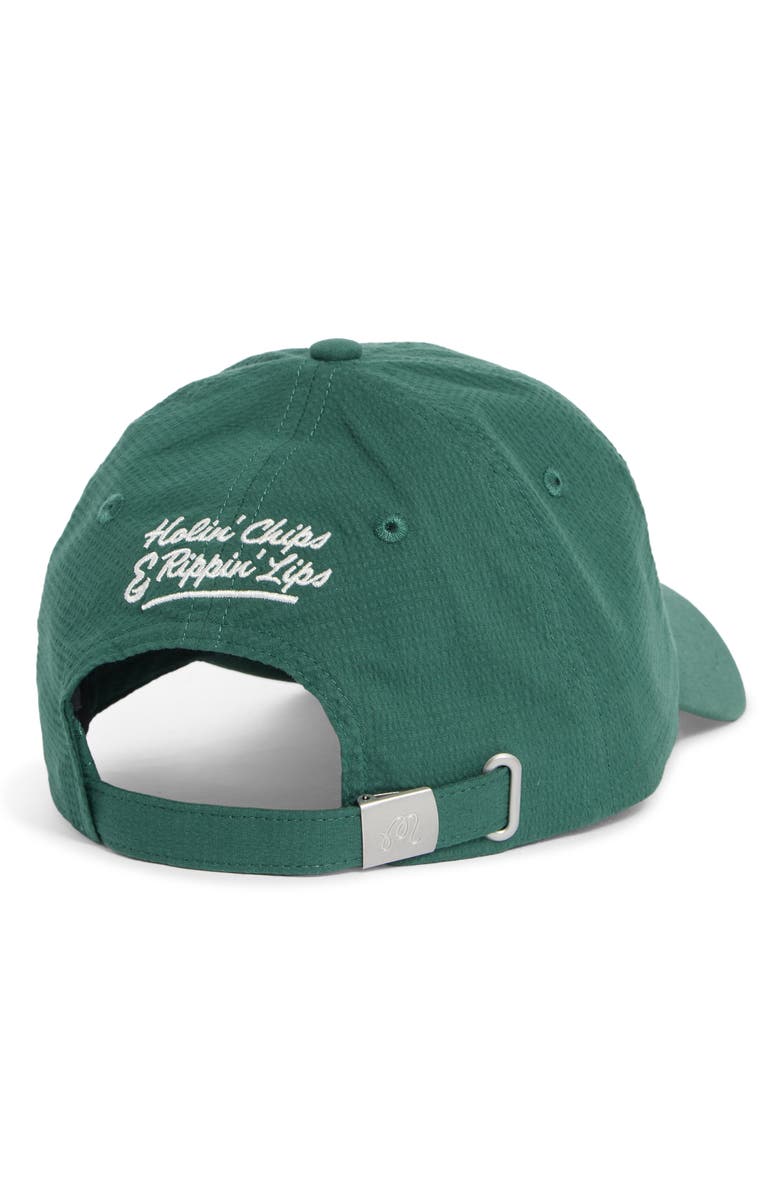 MALBON Bass Club Dad Hat, Alternate, color, Forest