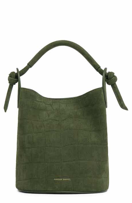Mini Fortuna Leather Bucket Bag