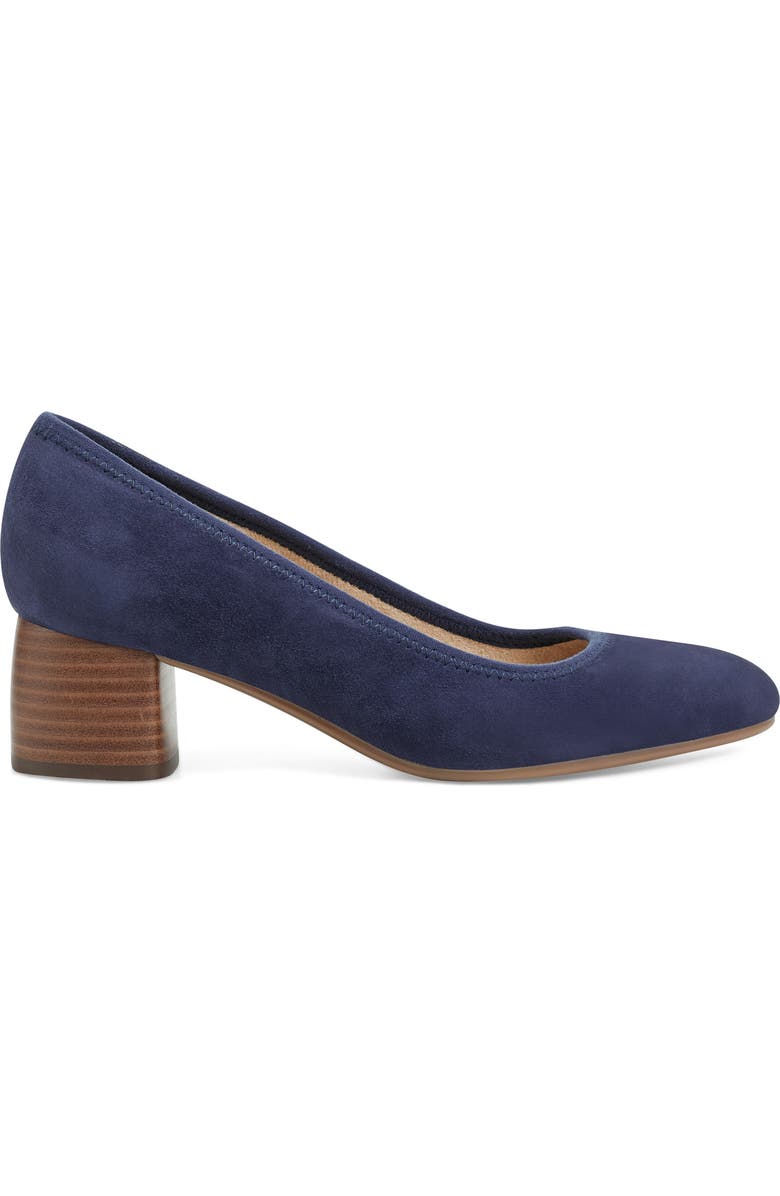 Earth<sup>®</sup> Rellia Block Heel Pump, Alternate, color, Navy