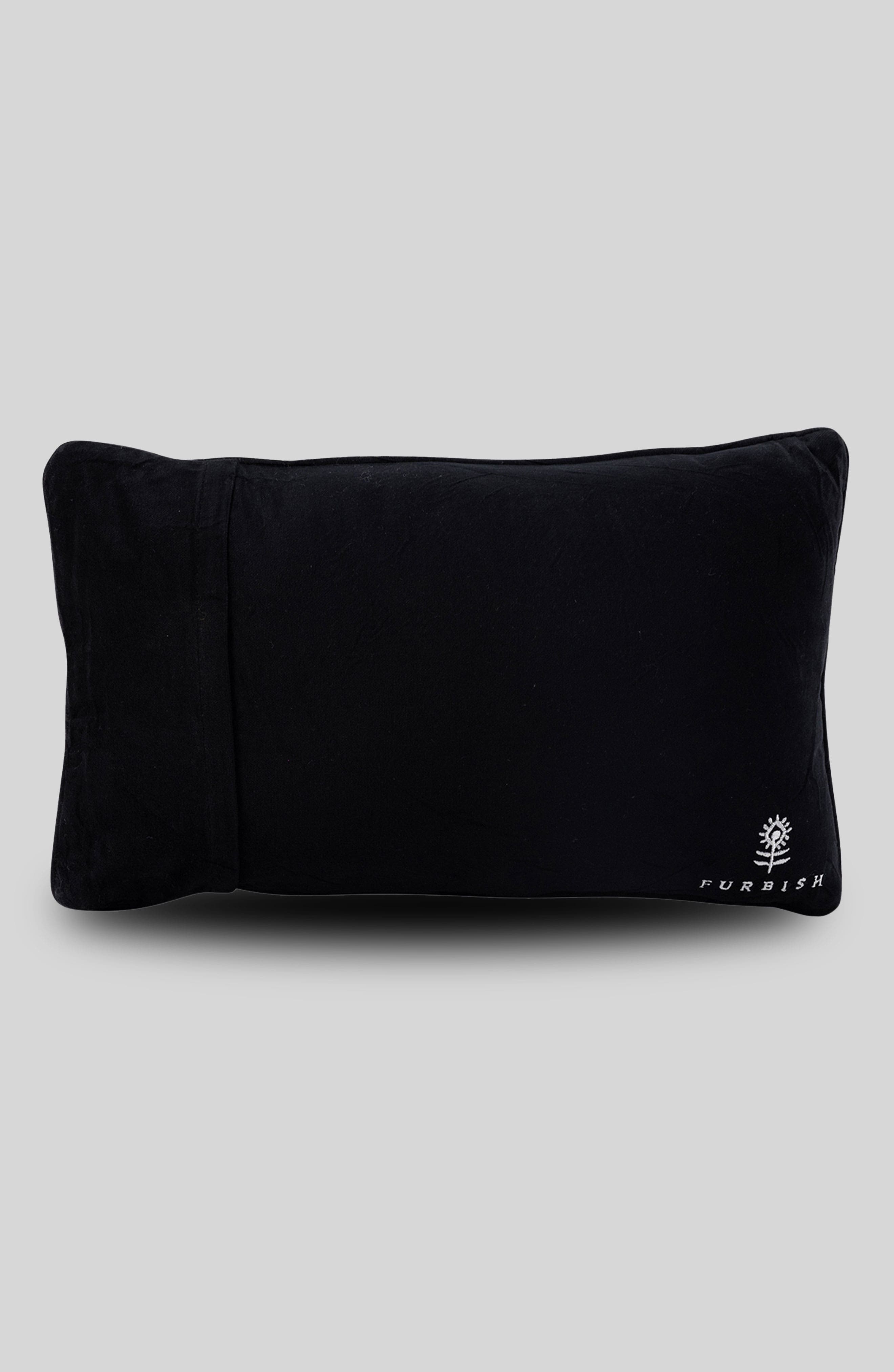 Furbish Studio Drink Champagne Needlepoint Pillow