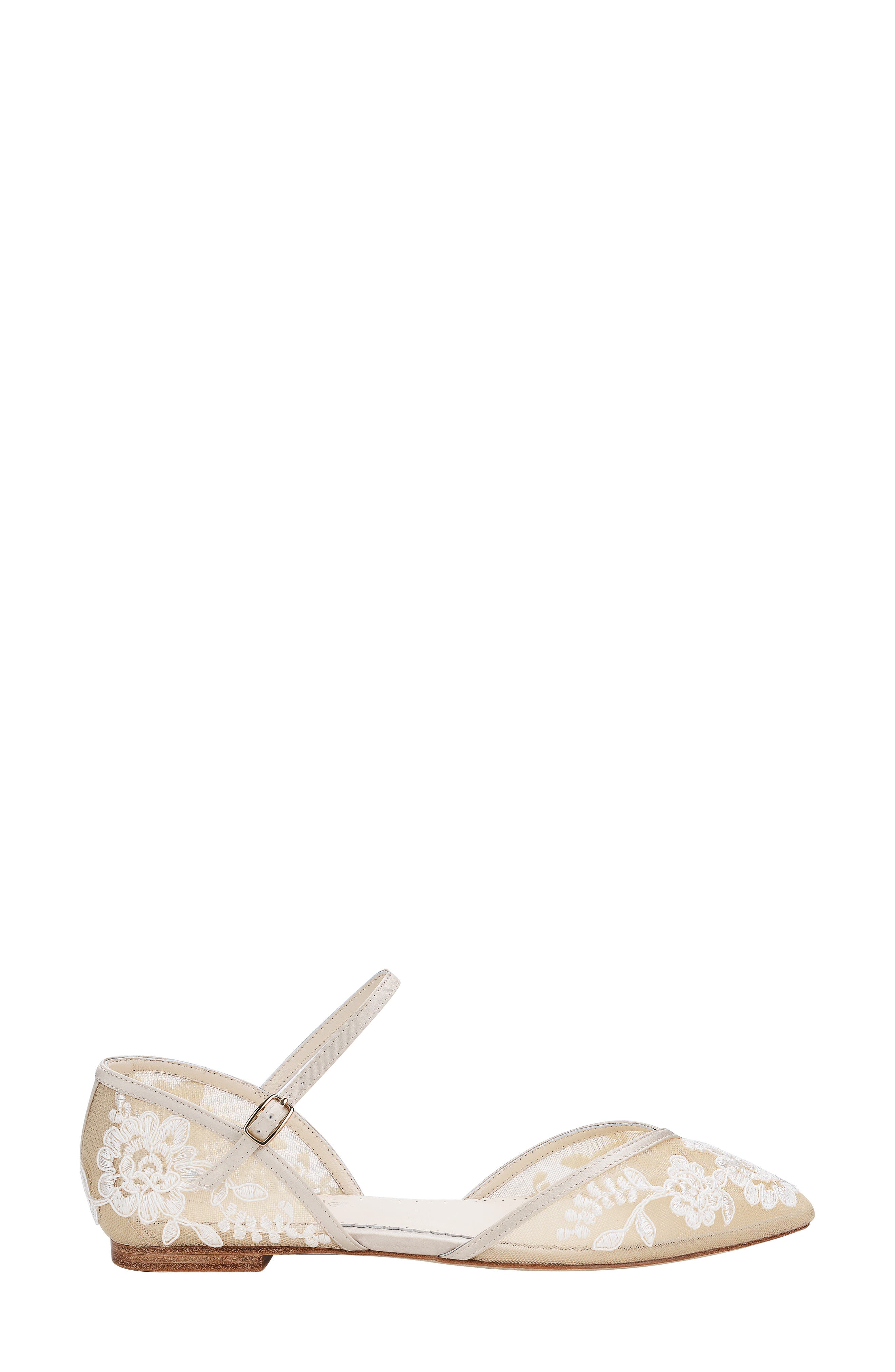 Bella Belle Celia Flat, Alternate, color, Nude Silk