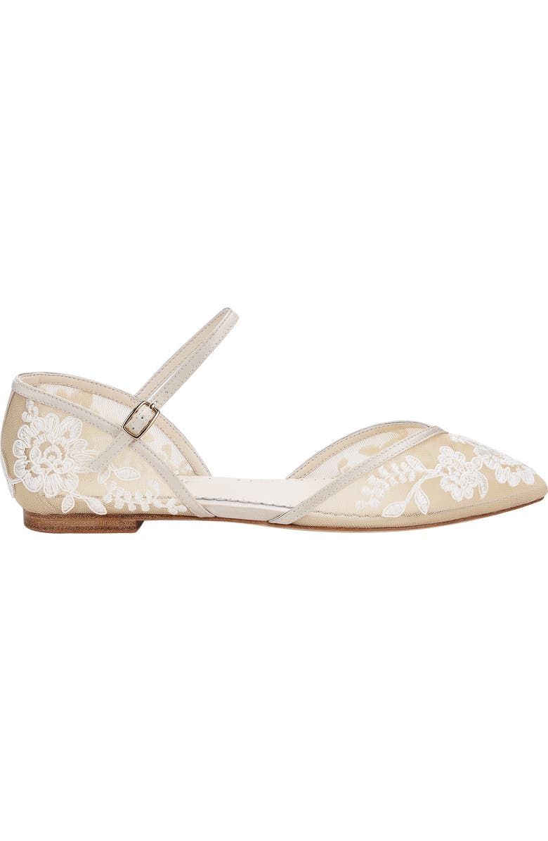 Bella Belle Celia Flat, Alternate, color, Nude Silk