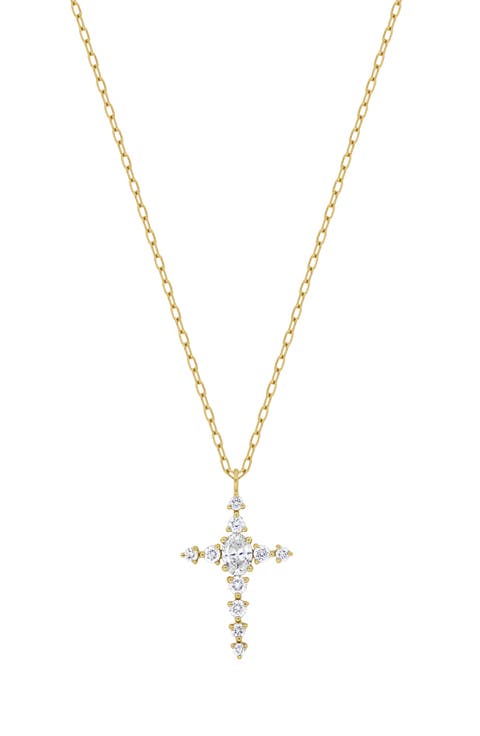 Liora Diamond Cross Pendant Necklace (Nordstrom Exclusive)