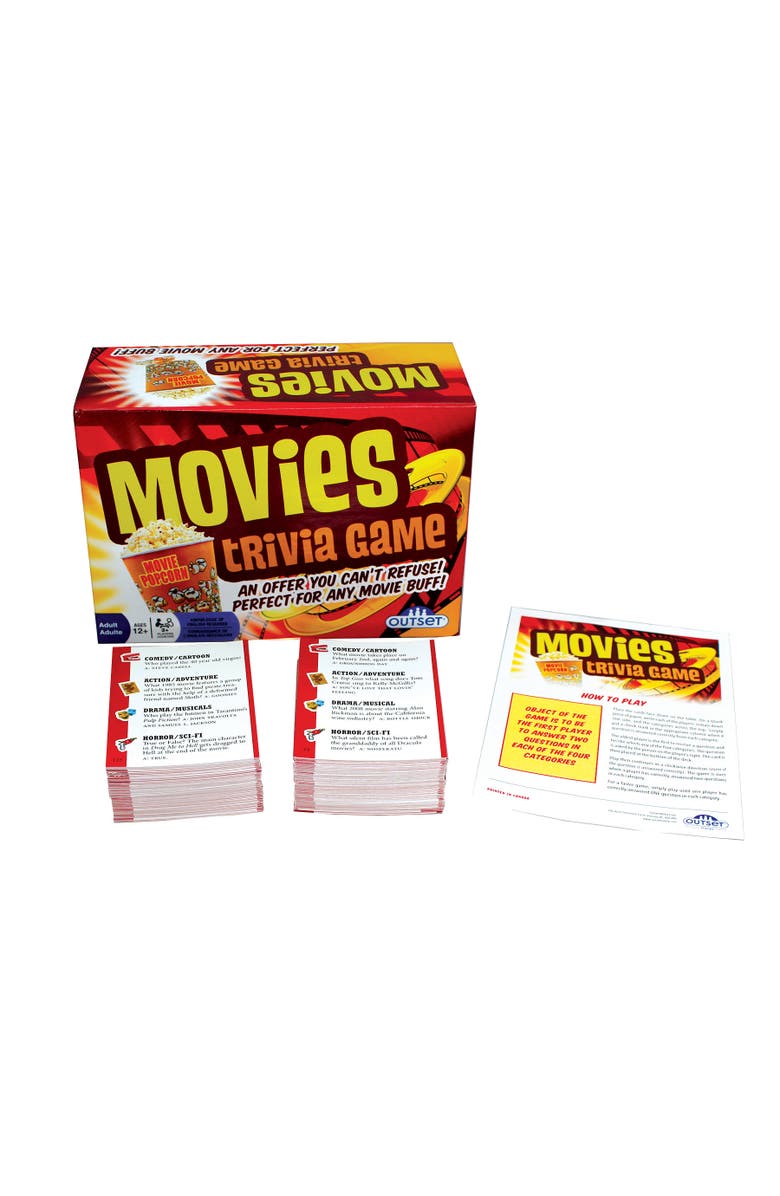 Outset Media Movies Trivia Game, Alternate, color, 