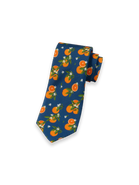 Paul Fredrick Patterned Woven Silk Tie
