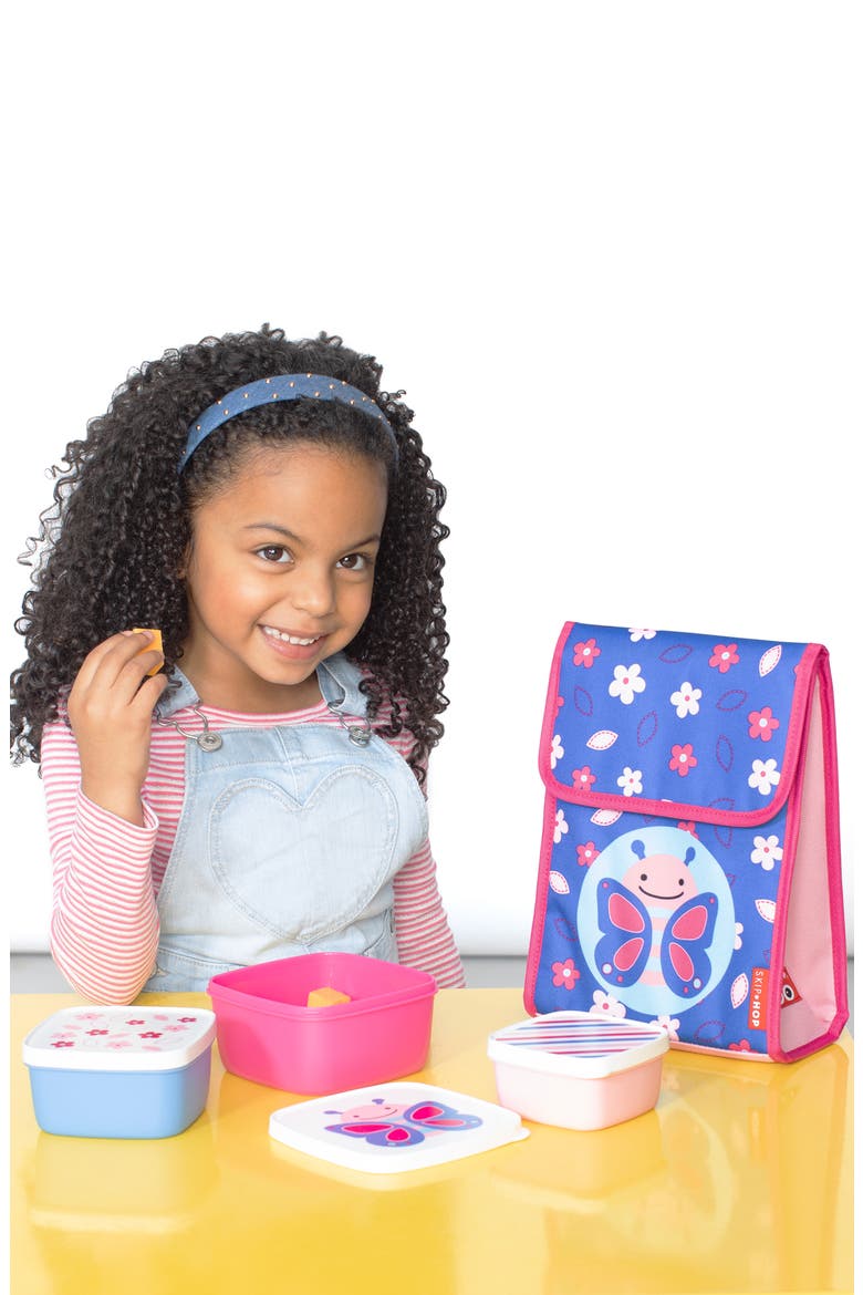 Zoo Butterfly Snack Box Set, Alternate, color, MULTI