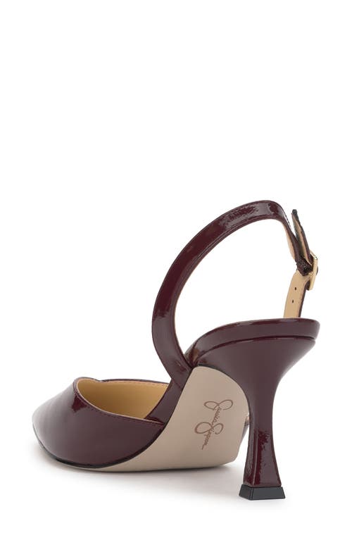 Jessica Simpson Fyvera Slingback Pump In Burgundy