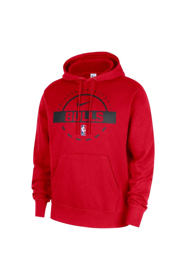 Men's Nike Red Chicago Bulls 2025/26 Authentic Practice Club Pullover Hoodie, Alternate, color, Red