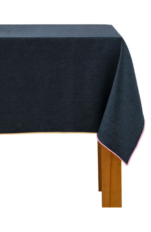 ATELIER SAUCIER Rainbow Denim Small Tablecloth in Navy  product