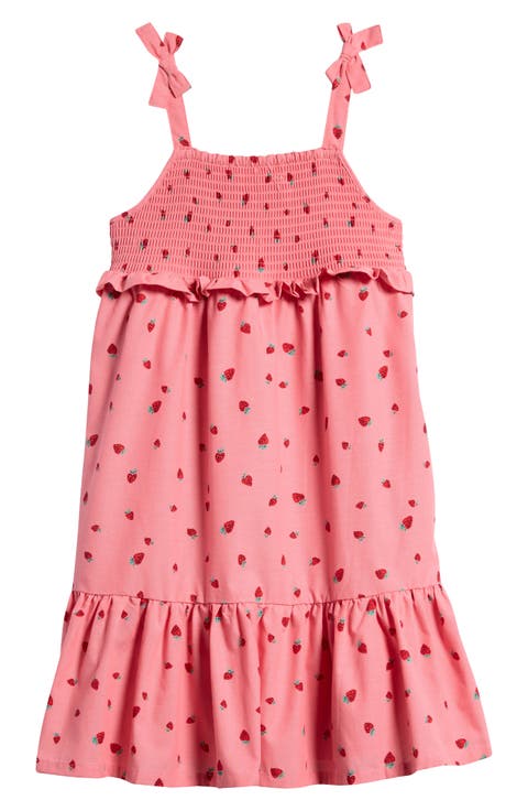 Kids' Smocked Tiered Chambray Dress (Little Kid & Big Kid)