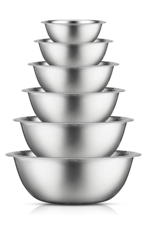 Stainless Steel Mixing Bowls - Set of 6