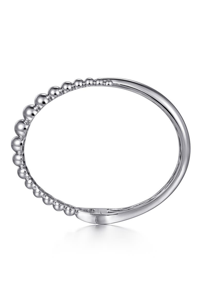 Bujukan Sterling Silver Bypass Cuff Bracele, Alternate, color, STERLING SILVER