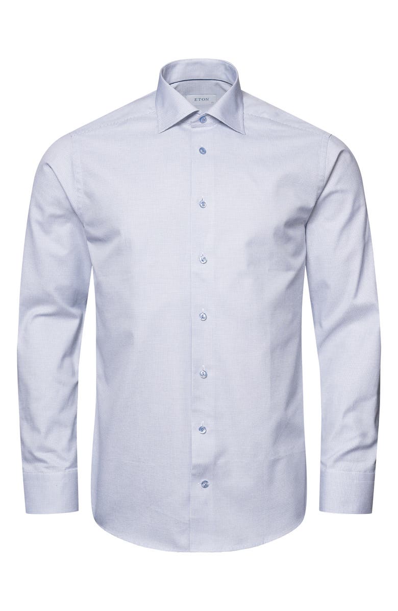 Eton Contemporary Fit Dobby Dress Shirt, Alternate, color, 