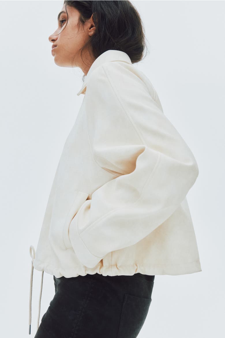 Napped Jacket, Alternate, color, Cream