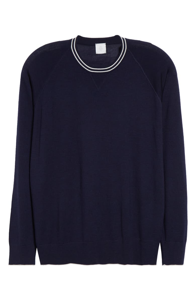 Eleventy Tipped Merino Wool Sweater, Alternate, color, 