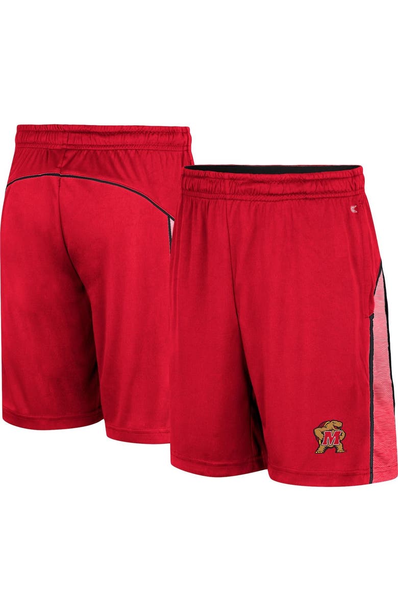 COLOSSEUM Youth Colosseum Red Maryland Terrapins Max Shorts, Alternate, color, 