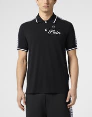 PHILIPP PLEIN Piquet Polo T-Shirt Plein Tennis Men