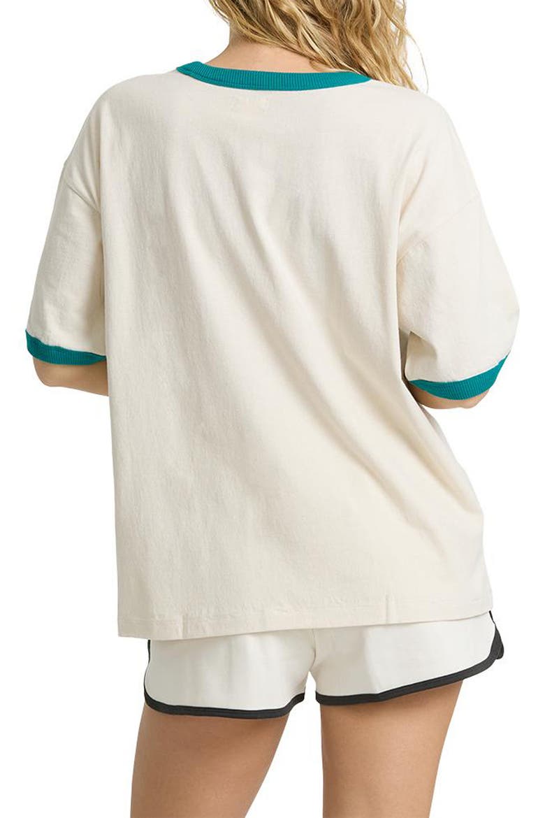 Go West Ringer T-Shirt, Alternate, color, WHITE CAP
