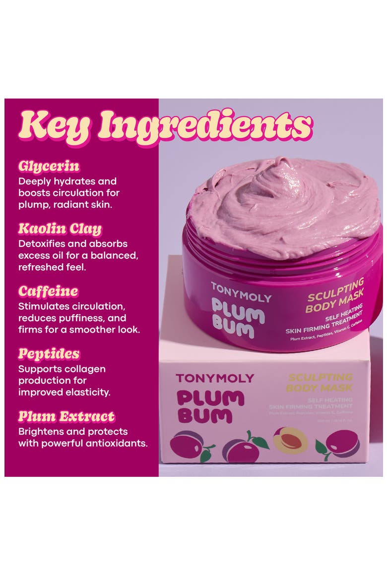 Plum Bum Sculpting Body Mask, Alternate, color, PINK