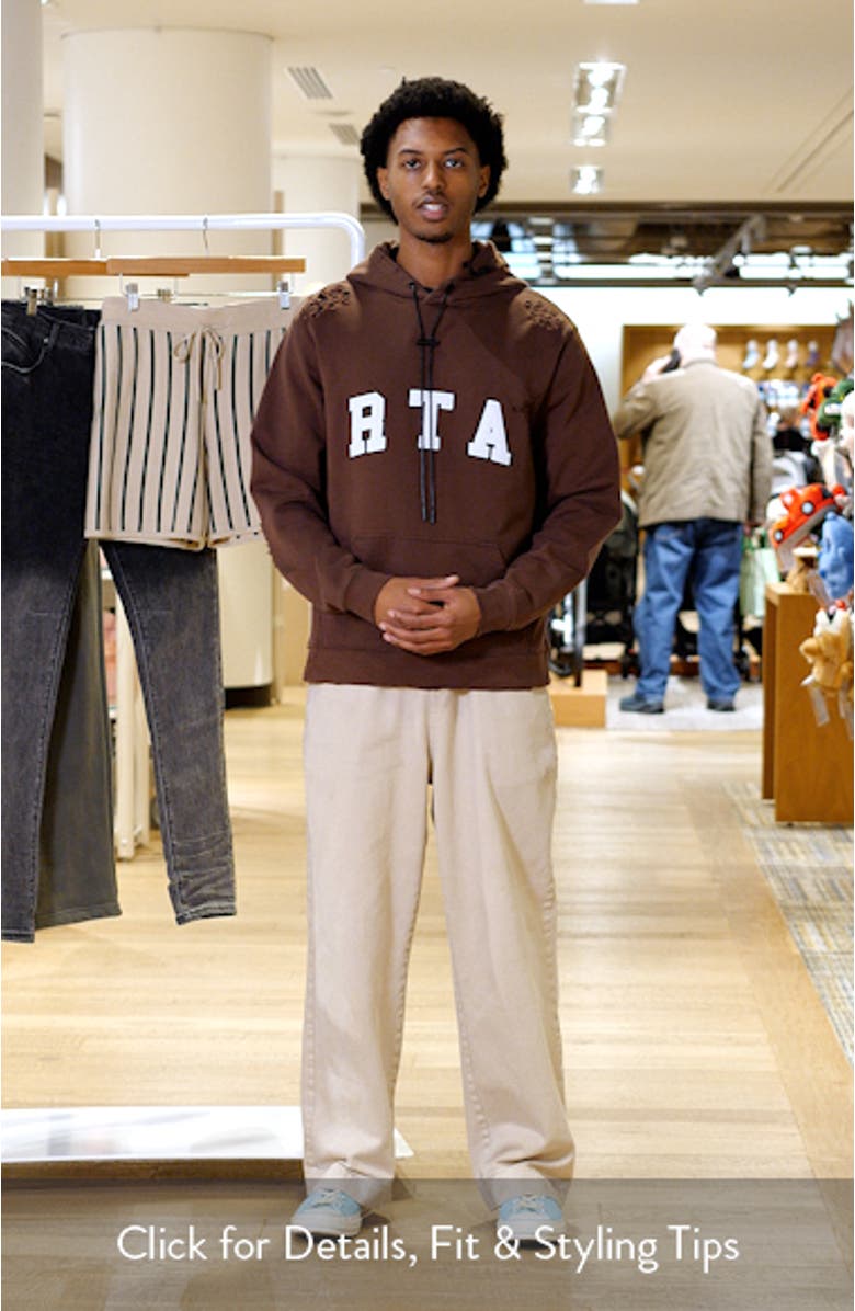 Markus Collegiate Frayed Hoodie, sales video thumbnail