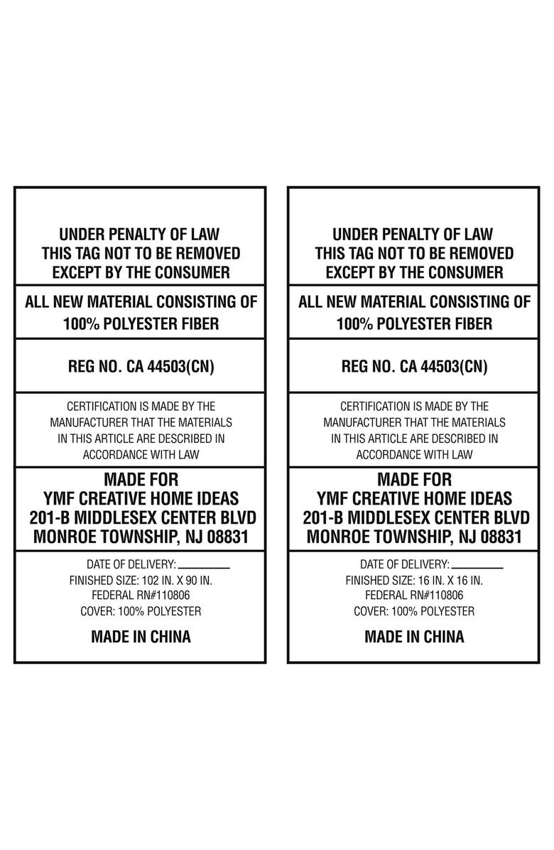 Nine West Leopard Bed In A Bag Set, Alternate, color, Black