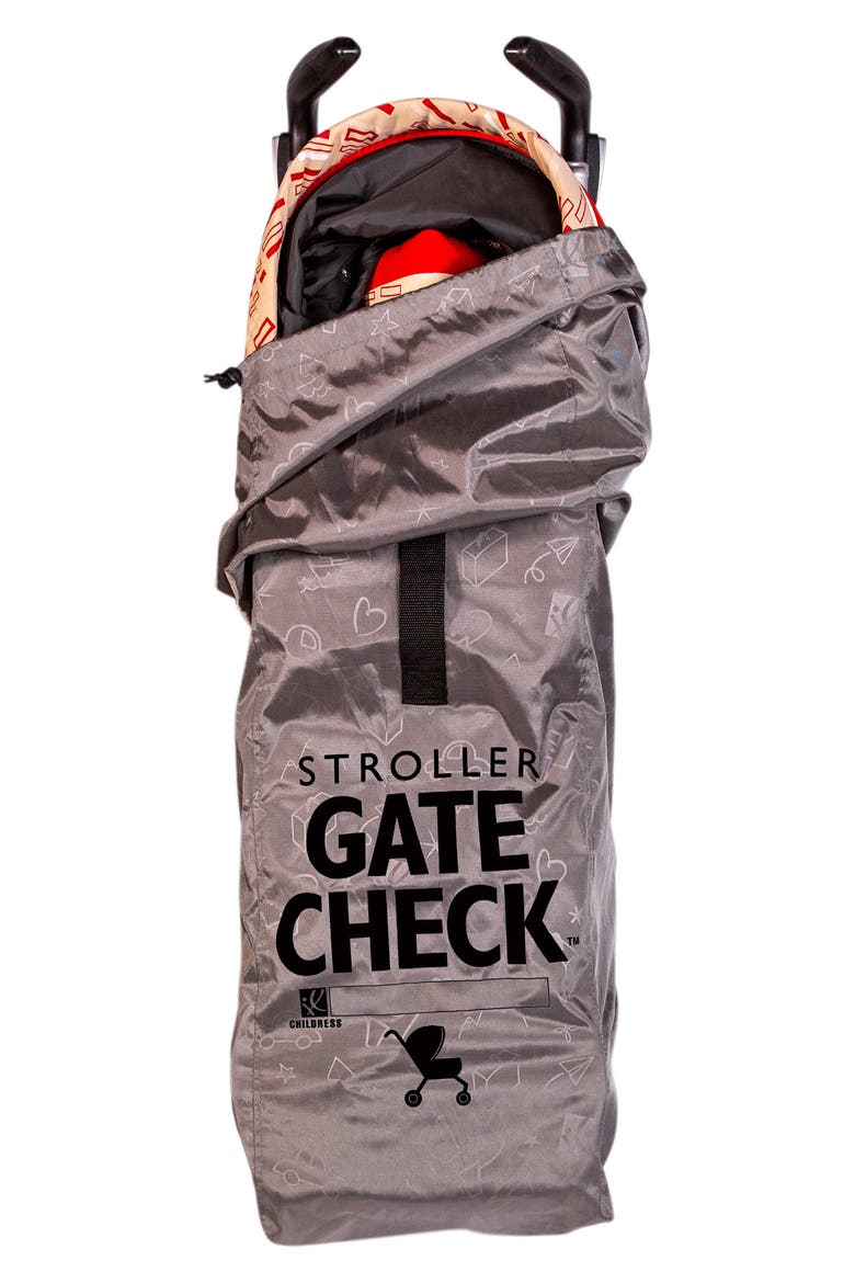 Deluxe Gate Check Travel Bag for Umbrella Strollers, Alternate, color, GREY