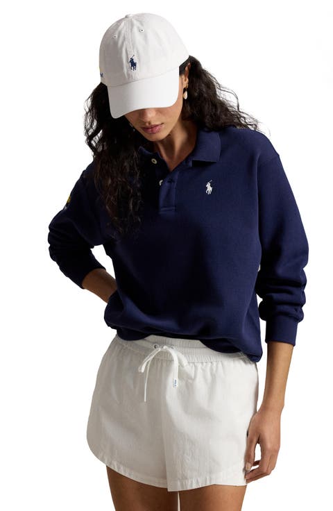 US Open Arctic Fleece Long Sleeve Polo