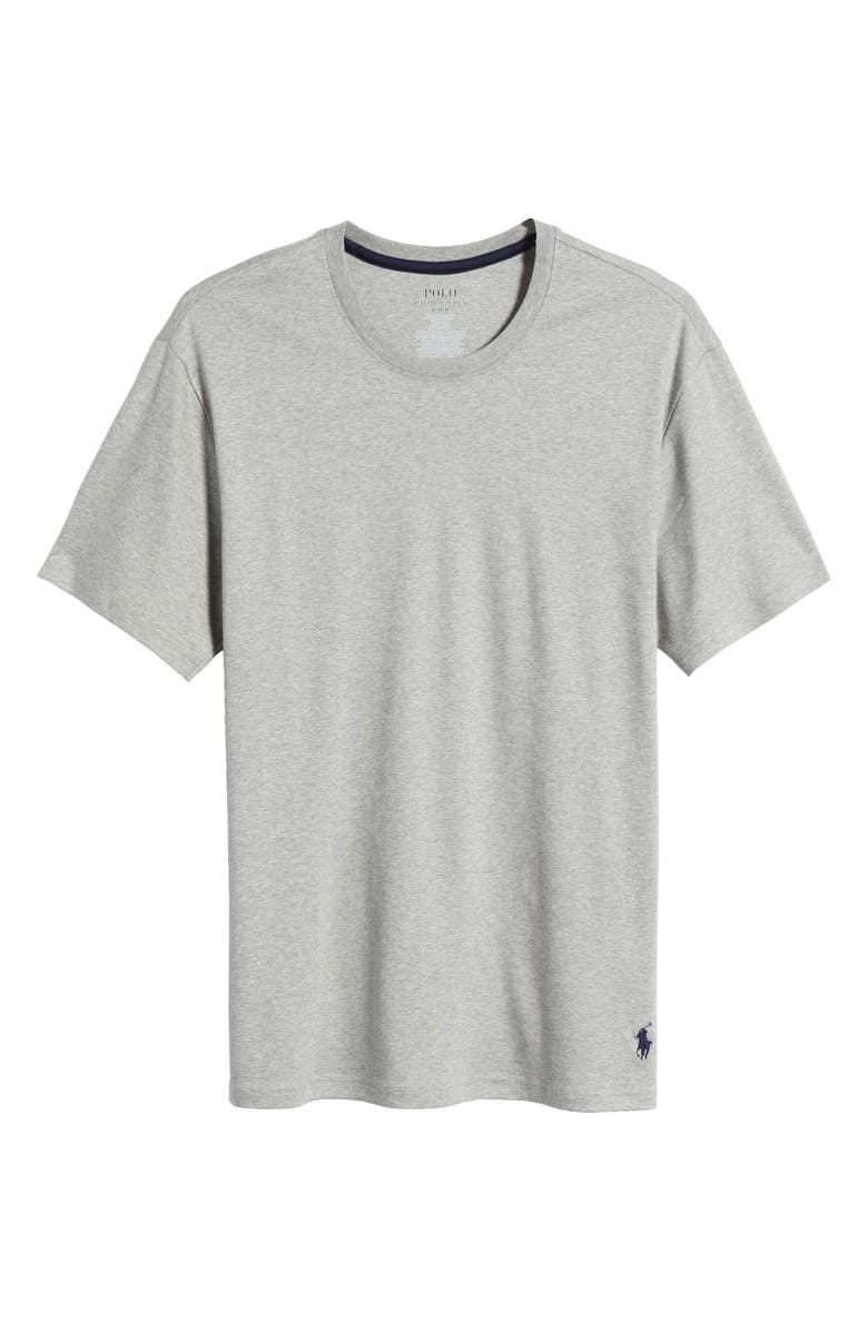 Polo Ralph Lauren Mercerized Cotton Sleep T-Shirt, Alternate, color, Andovhethcrusnavypp